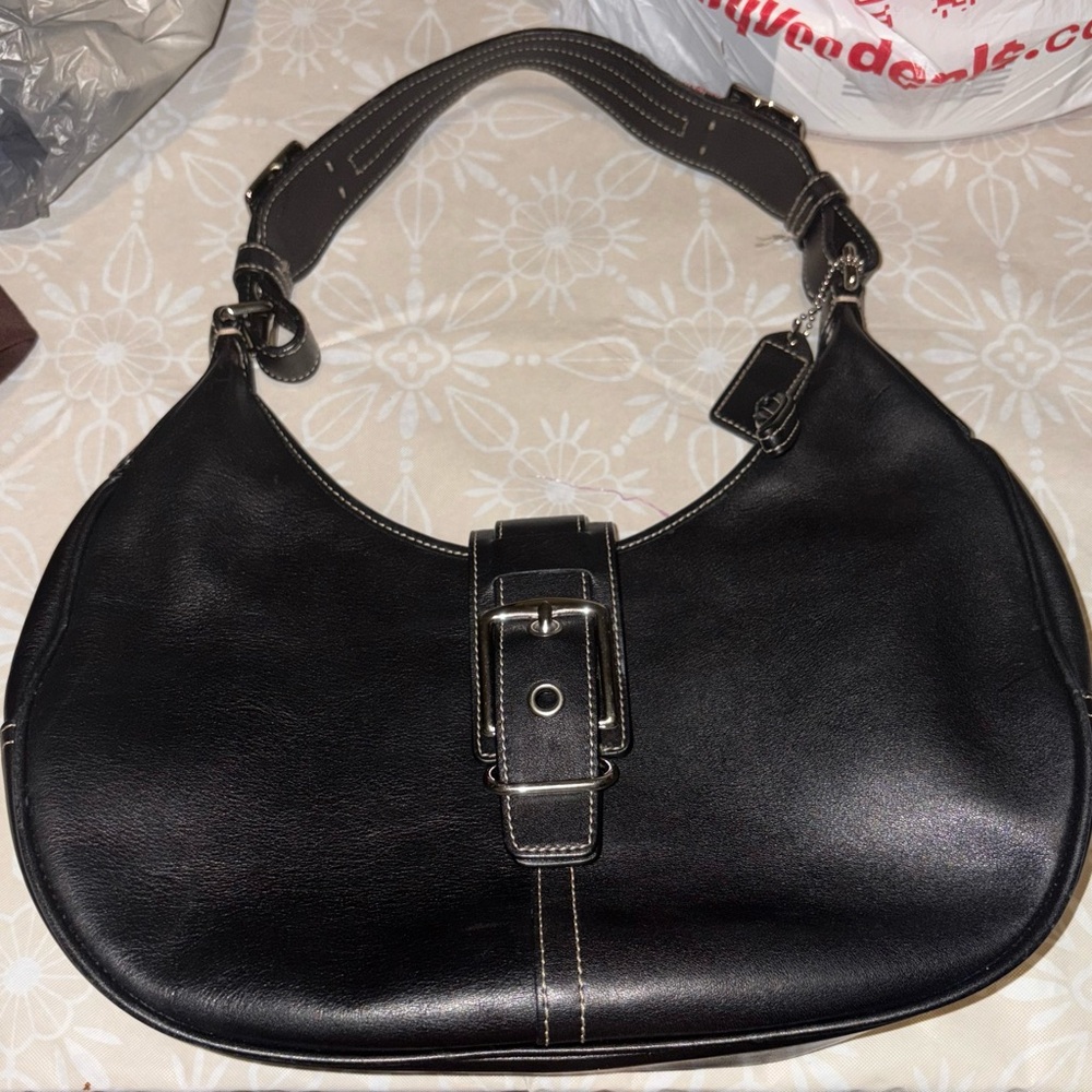 Black Leather Women's Bag